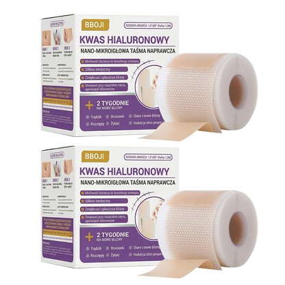 ✅Oficjalny sklep | BBOJI® kwas hialuronowy nano-mikroigłowa taśma naprawcza 🏥(leczenie starych i nowych blizn, redukcja blizn pooperacyjnych, rozstępów, bliznowców, trądziku, oparzeń, brodawek, zmian skórnych oraz żylaków)
