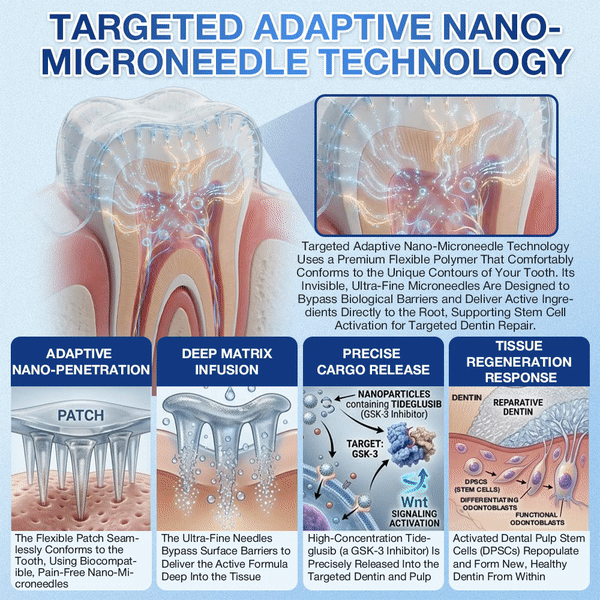 🦷𝐆𝐥𝐢𝐦𝐦𝐞𝐫𝐥𝐲® 🌼Tideglusib flaster s mikroiglama za popravak zubi i desni|Napredne trakice za aktivaciju matičnih stanica (obnavljaju caklinu i dentin, jačaju desni, uklanjaju kamenac i neugodne mirise, zaustavljaju osjetljivost zuba)) 3.0