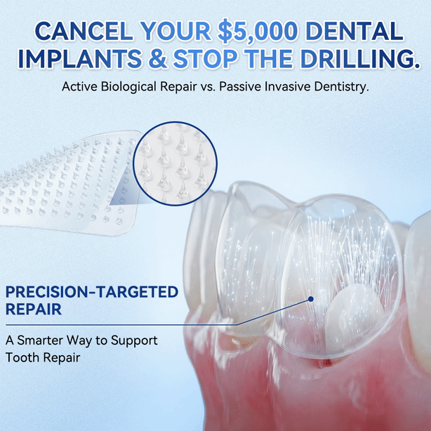 🦷𝐆𝐥𝐢𝐦𝐦𝐞𝐫𝐥𝐲® 🌼Tideglusib flaster s mikroiglama za popravak zubi i desni|Napredne trakice za aktivaciju matičnih stanica (obnavljaju caklinu i dentin, jačaju desni, uklanjaju kamenac i neugodne mirise, zaustavljaju osjetljivost zuba)) 3.0