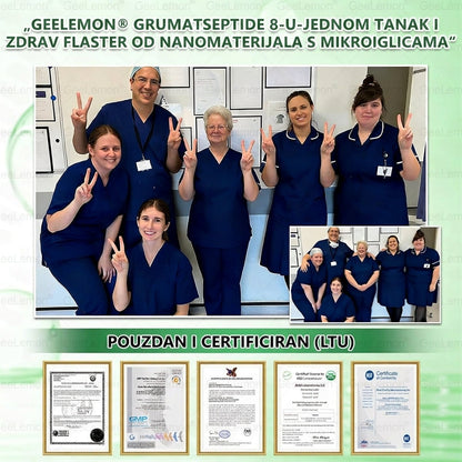 Službena certifikacija🍧 Tisuće zadovoljnih korisnika u Hrvatskoj🔥𝐆𝐞𝑒𝐿𝑒𝐦𝐨𝐧® 𝐆𝐥𝐮𝐦𝐚𝐬𝐞𝐭𝐢𝐝𝐞 8 IN 1" TANAK I ZDRAV MIKROIGLICNI FLASTER S NANOPARTIKLAMA (Samo jednom dnevno, vidljive promjene za 7 dana)  ✅