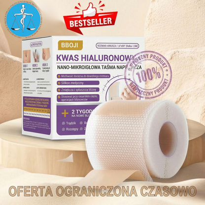✅Oficjalny sklep | BBOJI® kwas hialuronowy nano-mikroigłowa taśma naprawcza 🏥(leczenie starych i nowych blizn, redukcja blizn pooperacyjnych, rozstępów, bliznowców, trądziku, oparzeń, brodawek, zmian skórnych oraz żylaków)